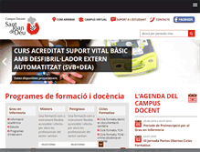 Tablet Screenshot of eui.santjoandedeu.edu.es